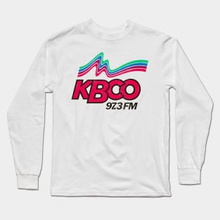 KBCO Boulder -- 70s Radio Station Long Sleeve T-Shirt